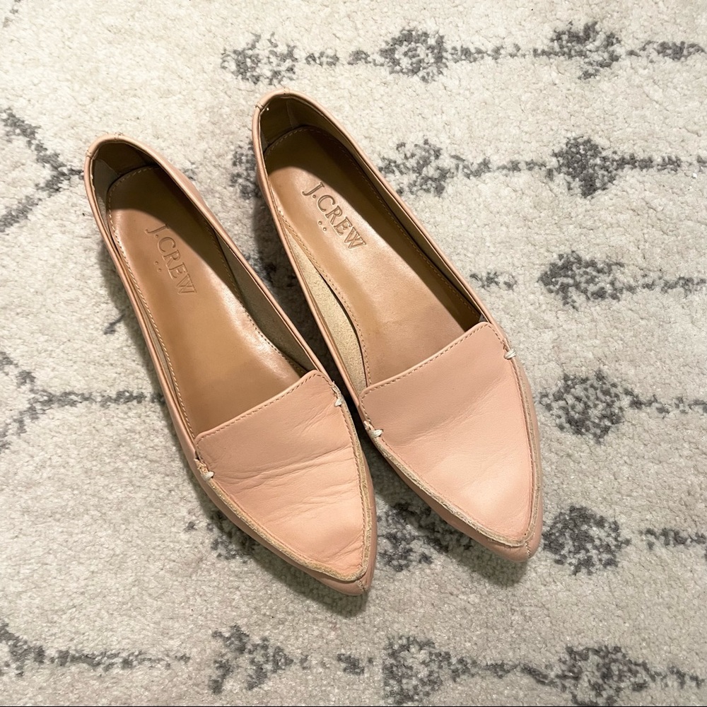 J Crew Factory Loafer Slides Leather